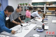 梦见下雪两岸艺术家在安徽“共绘一幅画”